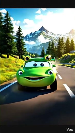 Cute Frog Car Racing! So Much Fun!