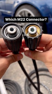 McKillans on Instagram: "How to determine which M22 connector you have. There are two types, M22-14mm which is standard for gas pressure washers and most electric. The other is M22-15mm used by some electric pressure washers. #pressurewashing #detailing #carguys #diy #smallbusinesscheck #powerwashing #powerwashsimulator #twobucketmethod #foamcannon #carguys"