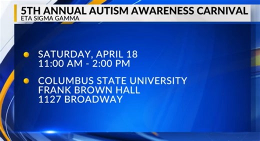 Midday Interview: 5th Annual Autism Awareness Carnival at Columbus State University