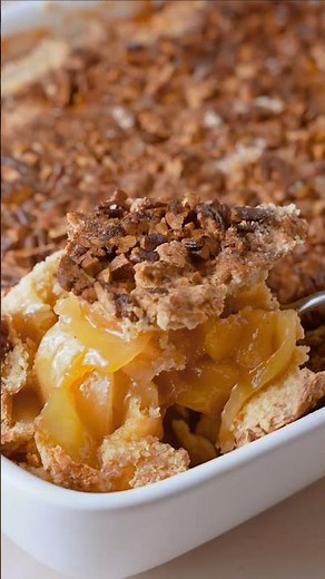 The EASIEST Apple Dump Cake You'll Ever Make! 🍎