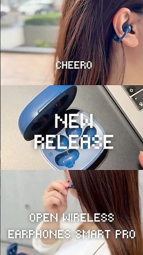 【耳を塞がないワイヤレスイヤホン】cheero人気ナンバーワンイヤホンWireless Open Earphonesシリーズに、新モデル登場！#ワイヤレスイヤホン #bluetoothイヤホン