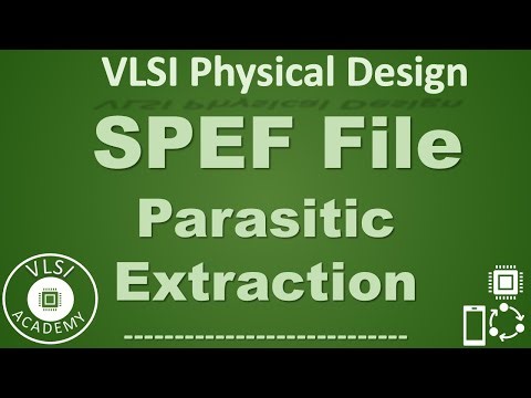 PD Lec 68 - Spef Extraction | VLSI | Physical Design