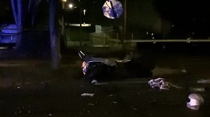 5.1K views · 51 reactions | Hit and Run accident on James St. and Clay St. In Fair Haven. A vehicle allegedly ran the stop sign coming off of Clay and collided with a male on this large scooter/motorcycle that was traveling north on James. Vehicle fled the scene immediately. The male that was on the scooter had a severe injury to his leg and was taken by Ems to the hospital. | On Scene Media New Haven County | Facebook