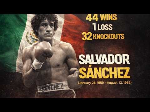 Salvador Sánchez (Mexico): The Greatest "What If" in Boxing History.