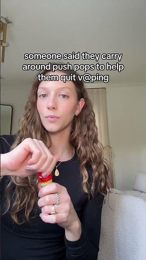 Easy hack to quit vaping - Push pops