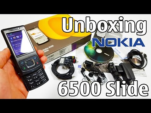 Nokia 6500 Slide Black Unboxing 4K with all original accessories RM-240 review