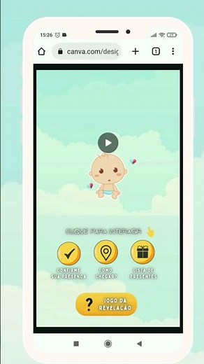Ideia Criativa para Convite Chá Revelação (Jogo da Revelação)
