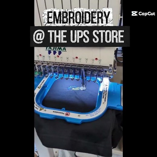 Bring Your Design to Life! Embroidery Services at The UPS Store #610
