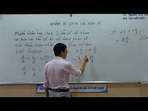 Multiplying and dividing mixed numbers - Math grade 5 - Chapter 1 - Theory