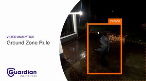 Guardian Protection Video Analytics Ground Zone Rule