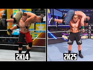 WWE 2K14 vs WWE 2K25 – Finishers Then vs Now!