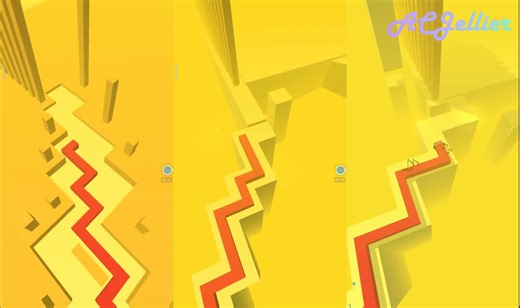 【跳舞的线】三种版本的沙漠通关视频Mashup