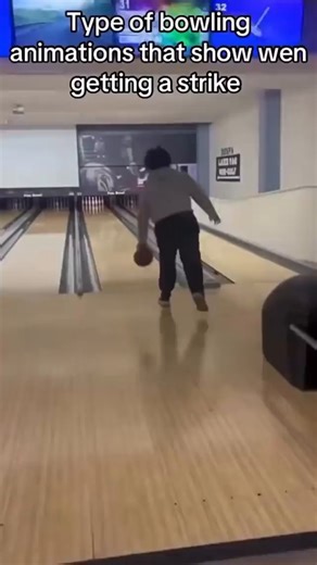 Type of bowling animations that show wen getting a strike - iFunny