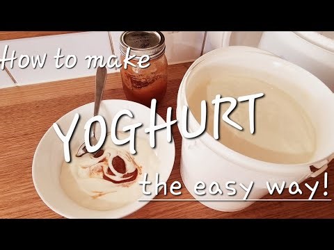 How to make Yogurt - The Easy Method - Plain yogurt recipe