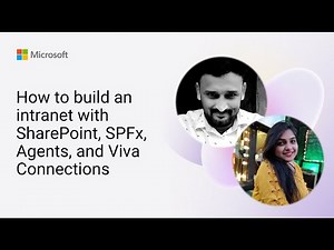 How to build an intranet with SharePoint, SPFx, Agents, and Viva Connections