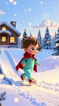 Zuzu’s Snowy Slide! | Outdoor Christmas Slide Dance for Toddlers | WiggleGiggle-Go