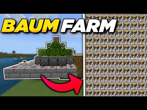 DIESE EINFACHE Baumfarm muss Du Jetzt Bauen Minecraft bedrock 1.21