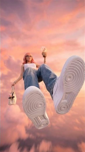 ☁️ Dreamy Sky Fall Effect Tutorial (Filmora + Nano Banana Pro)