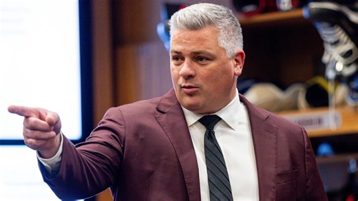 Keefe chats up the squad after OT win over Blues | BTS