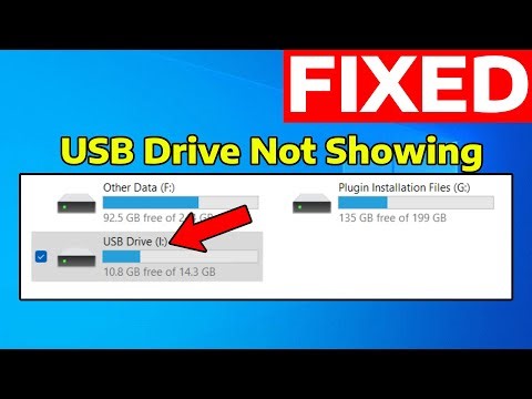 How To Fix Issues With USB Drive Not Showing in My Computer