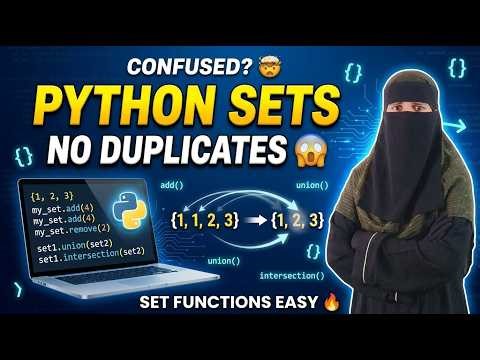 No Duplicate Values 😱 | Python Sets Explained!