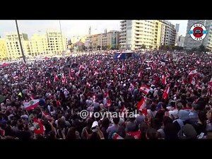 Lebanon protests Mass revolt - Lebanese revolution October 2019 - Drone photography - لبنان يثور