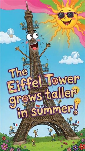 Why Does the Eiffel Tower Grow Taller in Summer? (Science Explained for Kids!)