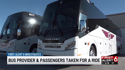 Bus company, Omaha customers still owed money after tour company closes