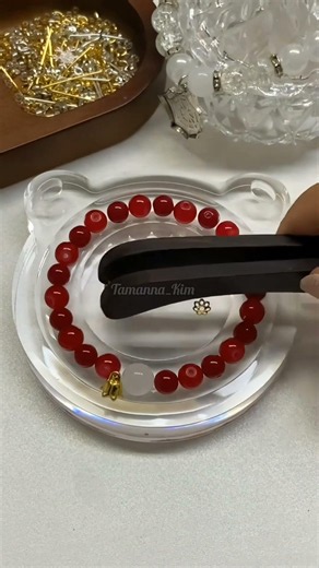 Handmade Crystal Bracelet ✨ | DIY Jewelry That Shines 💎 #Shorts #crystals #jewelry #satisfying #asmr