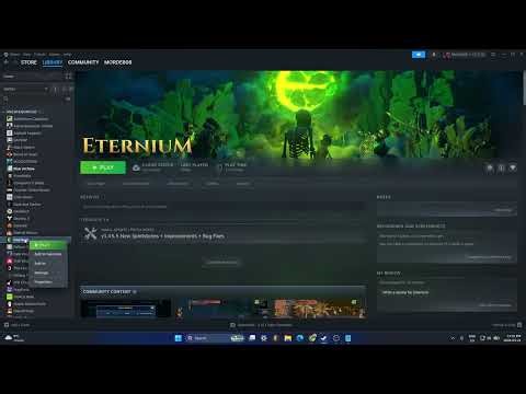 How To Hide Eternium on Steam