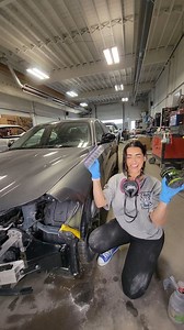 Sanding out @nuvaputties using @linear_blocking_tools this stuff sands out like nothing 👌❤️ . . #nuva #uv #blockparty #auto #tech | Hannah Shephard