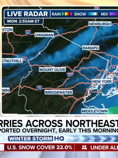 Northeast Flurries: Light Snow Expected Today