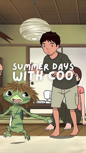 wings on Instagram: "56/100 Must Watch Anime Movies ✨ A family’s ordinary summer is turned upside down when they discover a baby kappa 200 years after it's father died, honestly a really underrated masterpiece. 🎥 Anime Movie: Summer Days with Coo 🍿 Studio: Shin-Ei Animation (Doraemon, Crayon Shin-chan) 📝 Director: Keiichi Hara (Colorful)"