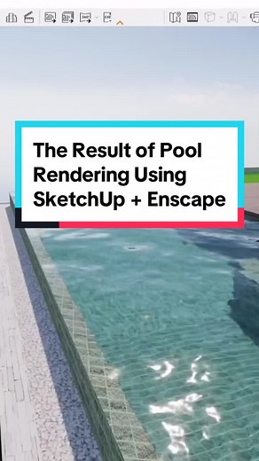 Master Pool Rendering with SketchUp Enscape Masterclass