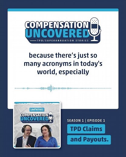 What exactly is a TPD claim?
