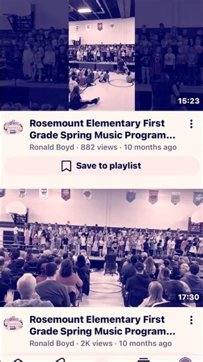 Rosemount Elementary First Grade Spring Music Program 2025 Ronald Boyd . 901 views . 10 months ago