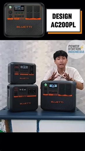 Review Desain Power Station Bluetti AC200PL 2400 Watt #powerstation #bluetti