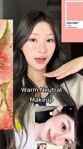 P L O Y 💎 on Instagram: "Warm Neutral Makeup Tutorial! 🍑✨ #warmneutralmakeup #makeup #makeuptutorial #neutraltonemakeup #สอนแต่งหน้า"