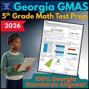 5th Grade Georgia Milestone Math Test Prep Math Practice GMAS Worksheets