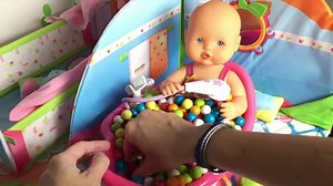 Nenuco Baby Doll Bathtime Gumball Bath Surprise Toys Newborn Babies Bath Time Baby Toy