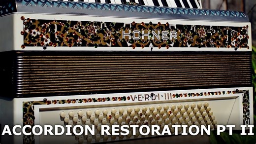 The accordion restoration begins part 1: What happens to the keys