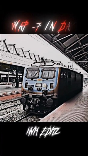 WAP 7 IN Day vs Night Demon Mode 🚂#shorts #wap7