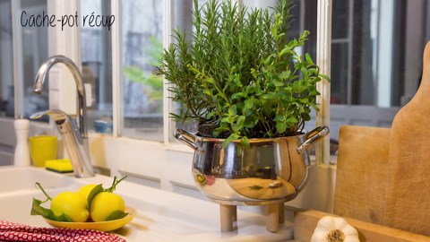 🌿 DIY : Le cache-pot récup’ – Zéro déchet, 100 % déco 🪴✨