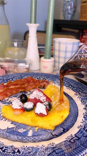 70K views · 44 reactions | Brunch goals achieved with this heavenly Dutch Baby Pancake, thanks to the combo of Crisco Butter Flavor All-Vegetable Shortening and Clabber Girl Baking Powder 丹 | Crisco | Facebook