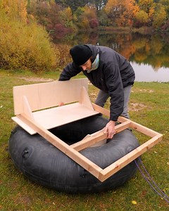 952K views · 5.7K reactions | DIY Boat from Tractor Tube! | DeMilked | Facebook