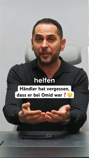 Der Autohändler von Emelies Audi R8 hat vergessen, dass er bei Omid war #omidmouazzen #autohandel