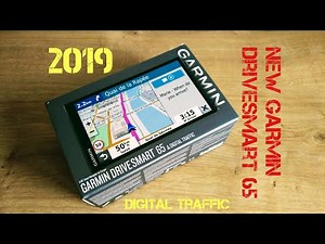 2019 NEW GARMIN DRIVESMART 65 digital traffic quick unboxing