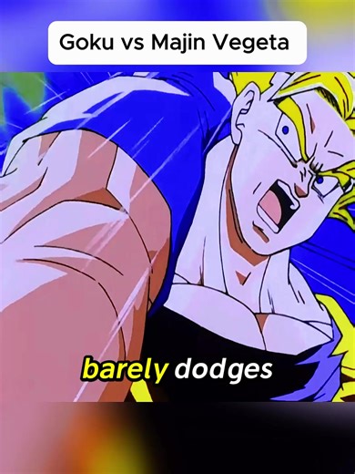 Goku vs Majin Vegeta – The REMATCH of the Century That Shook Dragon Ball #dragonball #gokuvsvegeta #majinvegeta #animefight #dragonballz 🔥 1
