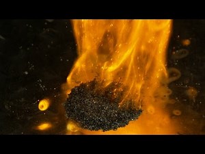 Burning GunPowder in 4K Slow Motion