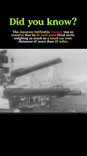 Yamato: The Super Battleship That Fired Car-Sized Shells 25 Miles